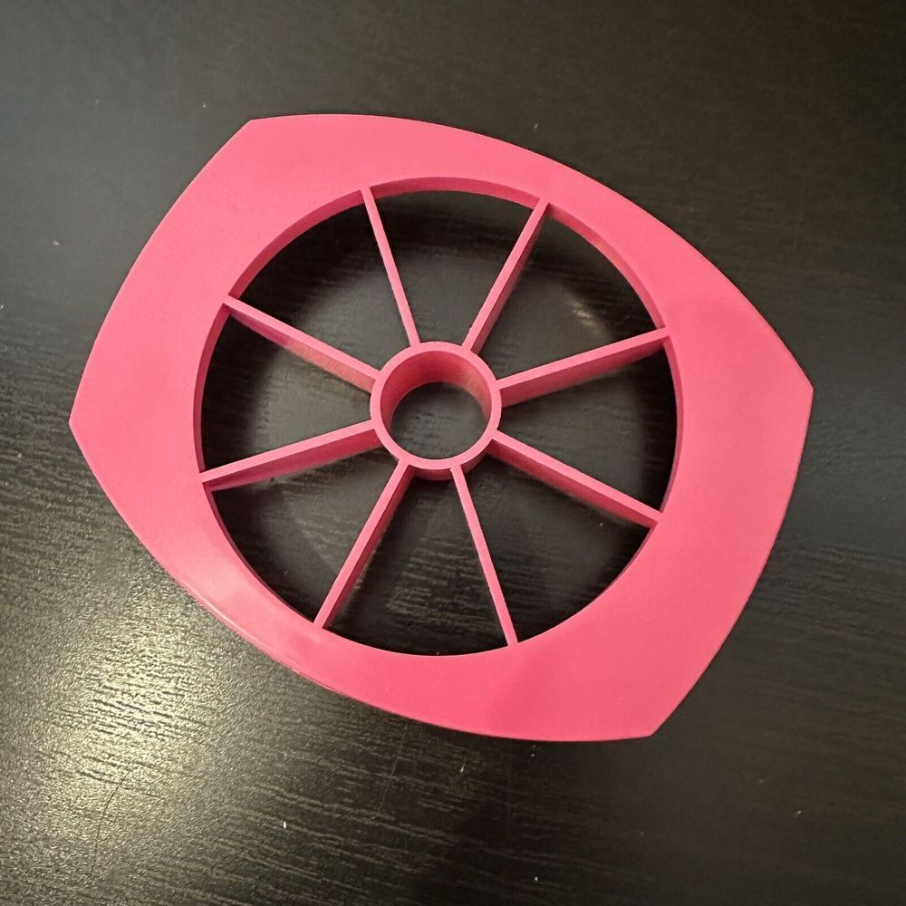 Tupperware Apple Corer Slicer Perfect Wedges‎ Pink Kitchen Gadget USA